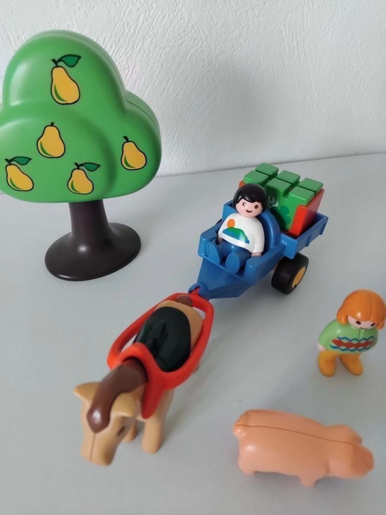 Playmobil 123 Animaux de Ferme Cariole 6620 Junior Complet – photo 2